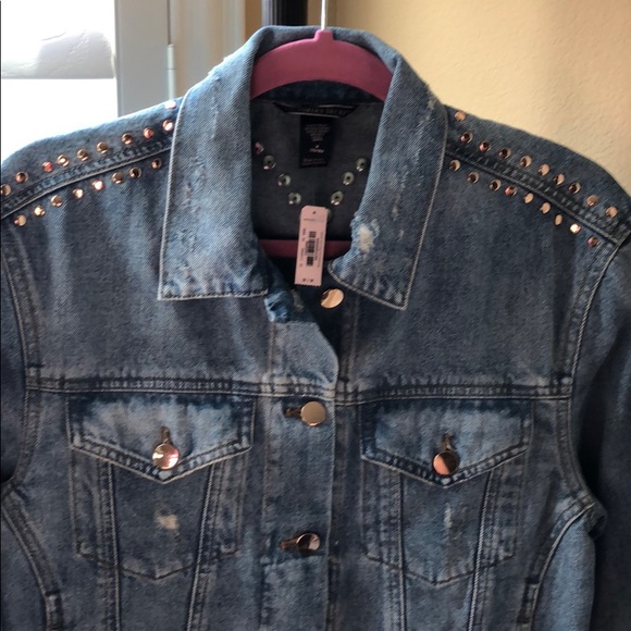 Victoria’s Secret Embellished Denim Jacket NEW - Picture 2 of 7